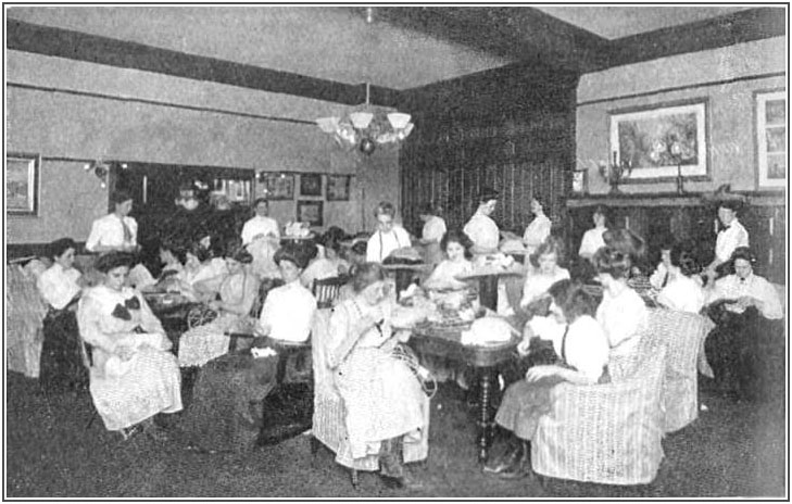 A millinery class