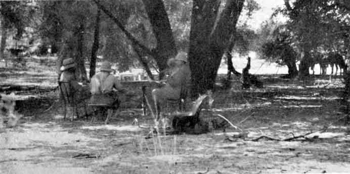 A Halt in a River Bed: General Botha has lunch