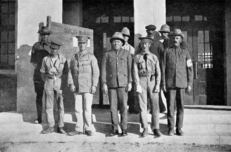 The first South African Engineer Corps Staff at Windhuk
