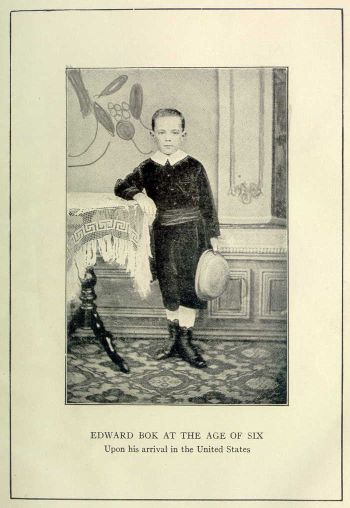 Edward Bok at the age of six