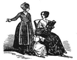 Illustration of three women.