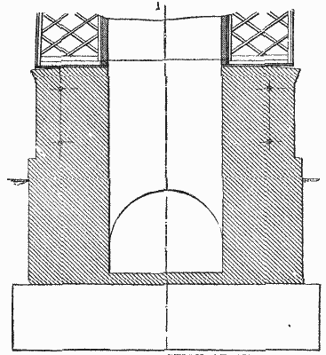 FIG. 3—VERTICAL SECTION OF THE CHIMNEY.