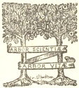 Decorative graphic: Arbor Scientiæ, Arbor Vitæ