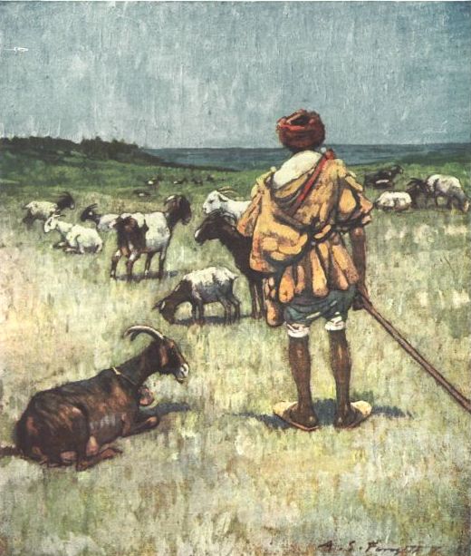A SHEPHERD, CAPE SPARTEL