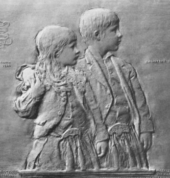 Copyright, De W.C. Ward.
Plate 25.—Saint-Gaudens. "The Butler Children."