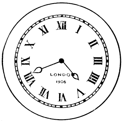 blank clock faces mannerism