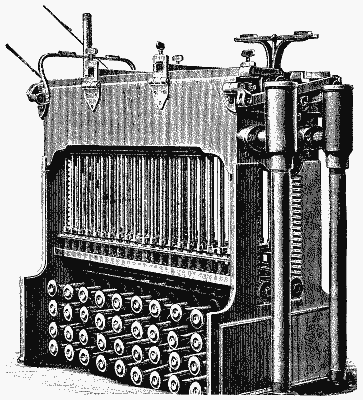 Fig. 2. BARLOW'S CANDLE MOULDING MACHINE.