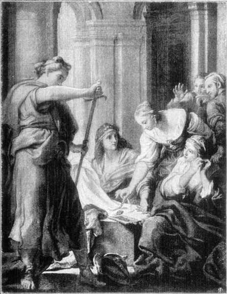Achilles at the Court of Lycomedes.
