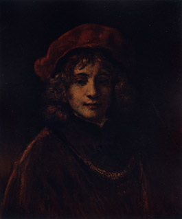 TITUS IN A RED CAP AND A GOLD CHAIN 1657. The Wallace Collection, London.