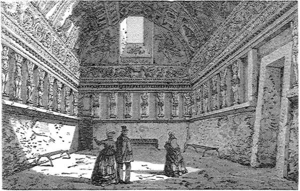 The Tepidarium, at the Baths.