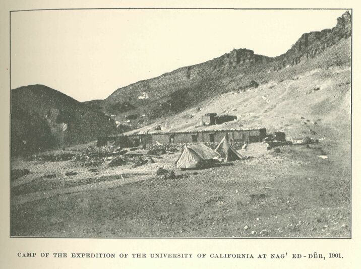 027.jpg Camp of the Expedition Of The University Of California at Nag’ Ed-dêr, 1901. 