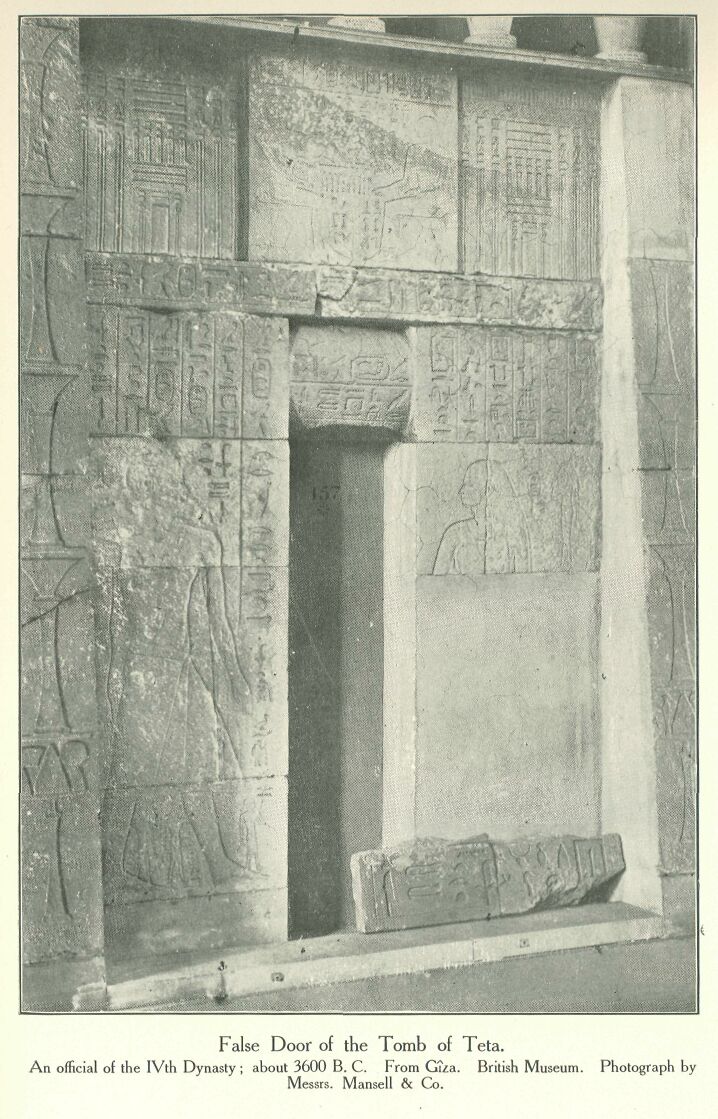 086.jpg False Door of the Tomb Of Teta, About 3600 B.c. 