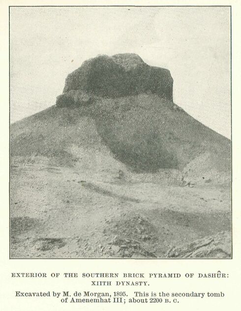 109.jpg Exterior of the Southern Brick Pyramid Of Dashur 