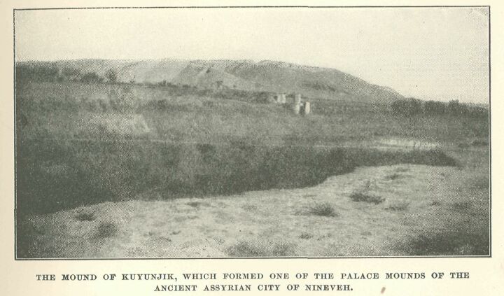 169.jpg the Mound of Kuyunjik, Which Formed One Of The Palace Mounds of the Ancient Assyrian City Of Nineveh. 