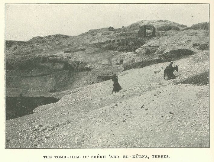 356.jpg the Tomb-hill of Shêkh ’abd el-Kûrna, Thebes