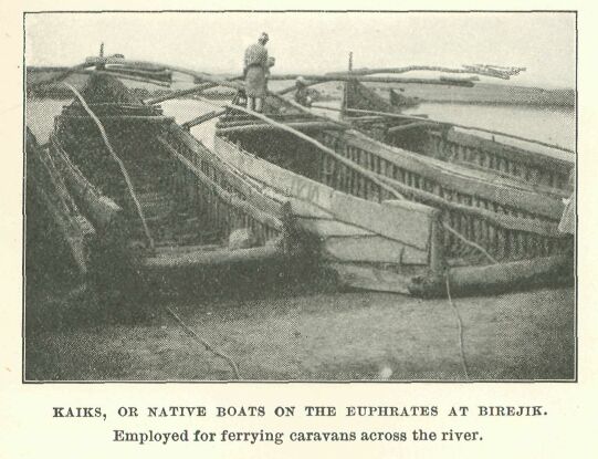 297.jpg Kaiks, Or Native Boats on the Euphrates At
Birejie. 
