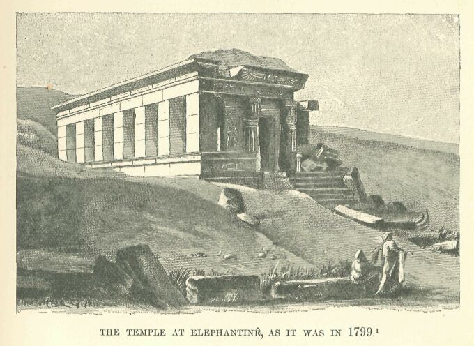 065.jpg the Temple at Elephantine, As It Was in 1799 