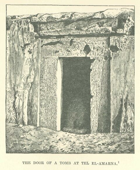 100.jpg the Door of a Tomb at Tel El-amarna 