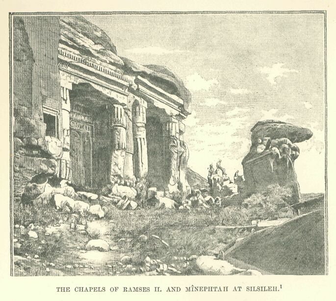263.jpg the Chapels of Ramses Ii. And Minephtah At Sisileh 