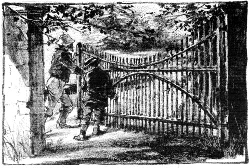 BEN AND HIS FATHER OPEN THE GREAT GATE