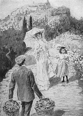 Evelyn and Rosemary climbed hand in hand, while Hugh carried the two huge baskets.