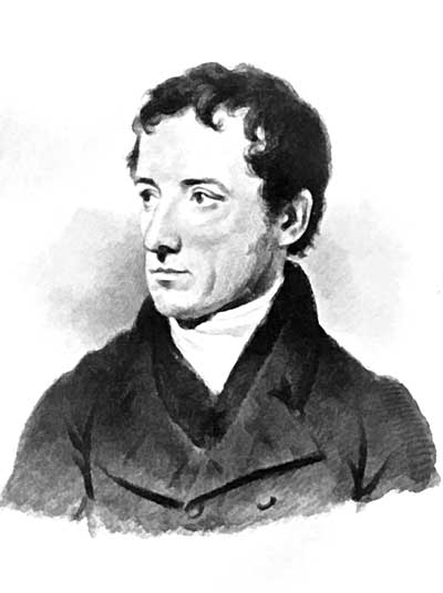 SKETCH OF CHARLES LAMB AT THE AGE OF FORTY-FOUR.