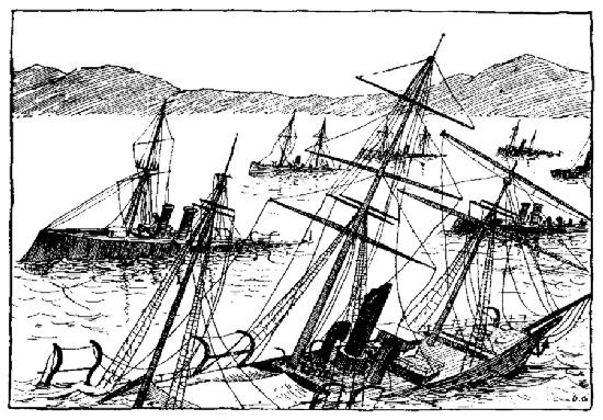 The Destroyed Spanish Fleet.