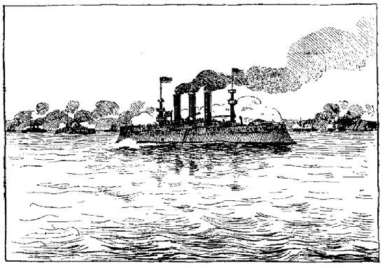 Destruction of Admiral Cervera's Fleet.