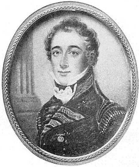 Portrait of Major-General Brock, 18 X 6