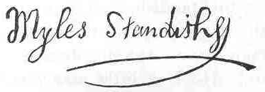 Standish's Signature