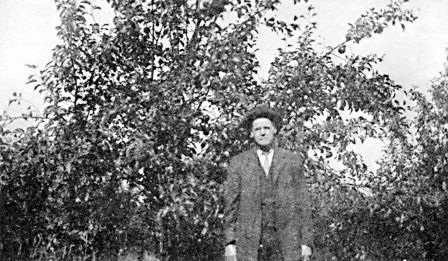 Mr. Rolla Sfubbs, of Bederwood, Lake Minnetonka, under
his favorite tree, the Wealthy.