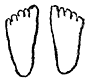 Het symbool der twee voeten.