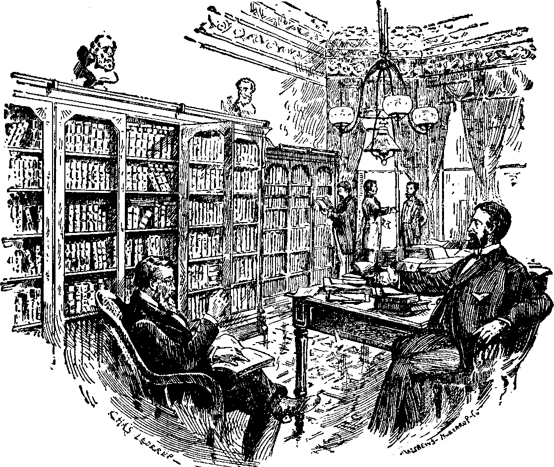 Illustration:
Medical Library and Council-room.