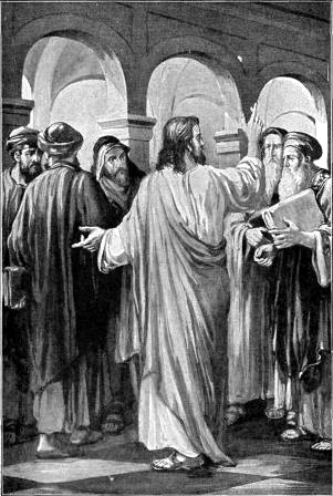 CHRIST AND THE
SCRIBES

"In vain they do worship Me, teaching
for doctrines the commandments of
men." Matt. 15:9.