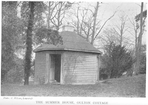 The Summer House, Oulton Cottage.  Photo: C. Wilson, Lowestoft