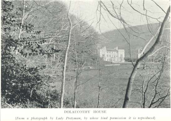 Dolaucothy House.  (From a photograph by Lady Pretyman, by whose kind permission it is reproduced.)