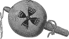 Wolpi gourd rattle