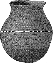 Corrugated vessel from Pictograph rocks