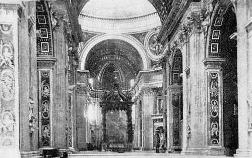 ROME: INTERIOR OF ST. PETER'S