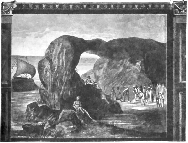 FIG. 13.—ODYSSEY LANDSCAPE, VATICAN.

(FROM WOLTMANN AND WOERMANN.)