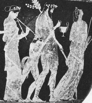 Woman on Greek Vase