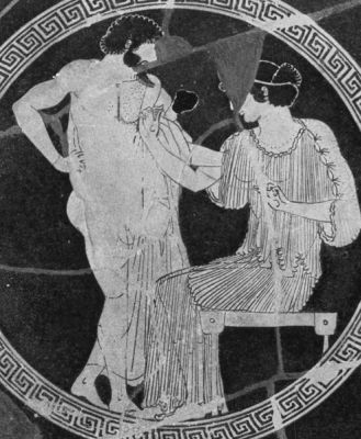 Woman in Greek Art about 400  B.C.