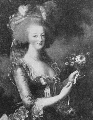 Bourbon France Marie Antoinette Portrait by Madame Vigee Le Brun