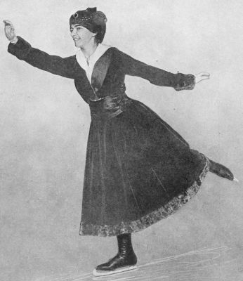 Modern Skating Costume 1917 Winner of Amateur Championship of Fancy Skating