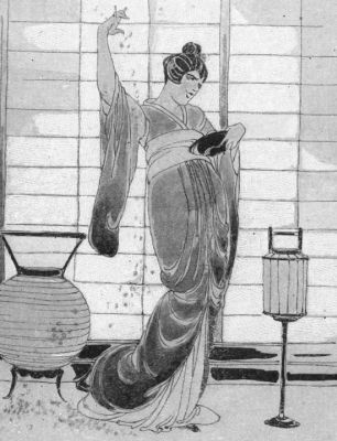 Mme. Geraldine Farrar in Japanese Costume as Madame Butterfly