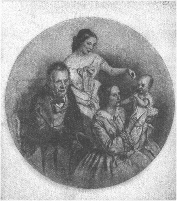 De Quincey with Two Daughters and Grandchild