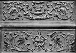 XLVII. Panels from the Choir Stalls, Church of S. Pietro, Perugia, Italy.