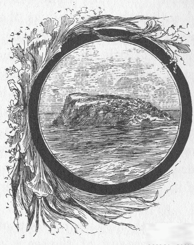 Illustration: Initial: "The Enchanted Island"