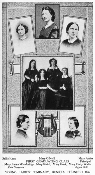 Young Ladies' Seminary, Benicia, founded 1852