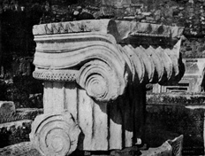 LVIII. Capital from the Erechtheion, Athens.